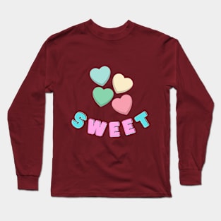 Sweet Candy Heart Long Sleeve T-Shirt